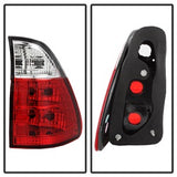 Spyder BMW X5 00-06 4 pc. Euro Style Tail Lights Red/Clear