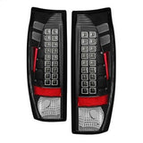 Spyder Chevrolet Avalanche 1500/Avalanche 2500 02-06 Black LED Tail Lights