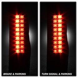 Spyder Chevrolet Avalanche 1500/Avalanche 2500 02-06 Black LED Tail Lights