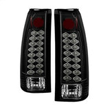 Spyder Chevy C/K Series 1500/2500/3500 88-98 / GMC Sierra 88-98 / Blazer 92-94 / Jimmy 92-94 / Suburban 92-99 / Tahoe 94-99 / Cadillac Escalade 99-00 / Yukon Denali 99-00 LED Tail Lights - Black