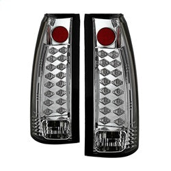 Spyder Chevy C/K Series 1500/2500/3500 88-98 / GMC Sierra 88-98 / Blazer 92-94 / Jimmy 92-94 / Suburban 92-99 / Tahoe 94-99 / Cadillac Escalade 99-00 / Yukon Denali 99-00 LED Tail Lights - Chrome