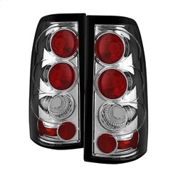 Spyder Chevrolet Silverado 1500/Silverado 1500 Classic/Silverado 1500 HD/Silverado 1500 HD Classic/Silverado 2500/Silverado 2500 HD/Silverado 2500 HD Classic/Silverado 3500/Silverado 3500 Classic 03-06 Chrome Euro Style Tail Lights
