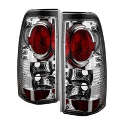 Spyder Chevy Silverado 1500/2500 99-02 (Not Fit Stepside) / GMC Sierra 1500/2500/3500 99-06 and 2007 Sierra ClassicEuro Style Tail Lights - Chrome