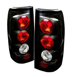 Spyder Chevy Silverado 1500/2500 99-02 (Not Fit Stepside) / GMC Sierra 1500/2500/3500 99-06 and 2007 Sierra Classic Euro Style Tail Lights G2 Version - Black