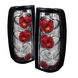 Spyder Chevy Silverado 1500/2500 99-02 (Not Fit Stepside) / GMC Sierra 1500/2500/3500 99-06 and 2007 Sierra Classic Euro Style Tail Lights G2 Version - Chrome
