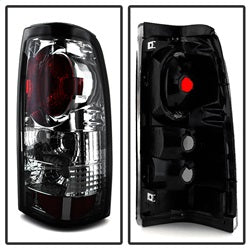 Spyder Chevy Silverado 1500/2500 99-02 (Not Fit Stepside) / GMC Sierra 1500/2500/3500 99-06 and 2007 Sierra Classic Euro Style Tail Lights - Smoke