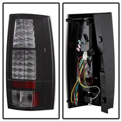 Spyder Chevrolet Suburban 1500/Suburban 2500/Tahoe/Yukon/Yukon XL 1500/Yukon XL 2500 07-14 Black LED Tail Lights
