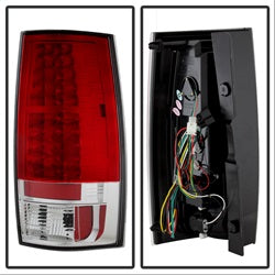 Spyder Chevrolet Suburban 1500/Suburban 2500/Tahoe/Yukon/Yukon XL 1500/Yukon XL 2500 07-14 Red/Clear LED Tail Lights