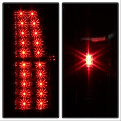 Spyder Chevrolet Suburban 1500/Suburban 2500/Tahoe/Yukon/Yukon XL 1500/Yukon XL 2500 07-14 Red/Clear LED Tail Lights