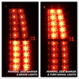 Spyder Chevrolet Suburban 1500/Suburban 2500/Tahoe/Yukon/Yukon XL 1500/Yukon XL 2500 07-14 Red/Clear LED Tail Lights