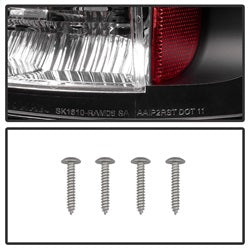 Spyder Dodge Ram 1500/Ram 2500/Ram 3500 02-06 22 LED LED Tail Lights Black