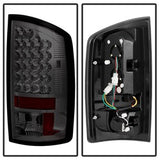 Spyder Dodge Ram 1500/Ram 2500/Ram 3500 02-06 G2 Version LED Tail Lights Smoke
