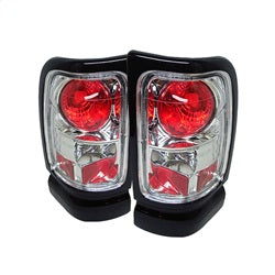 Spyder Dodge Ram 1500/Ram 2500/Ram 3500 94-01 w/Amber Lens Euro Style Tail Lights Chrome