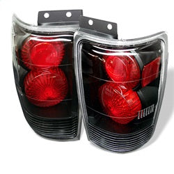 Spyder Ford Expedition 97-02 Black Euro Style Tail Lights