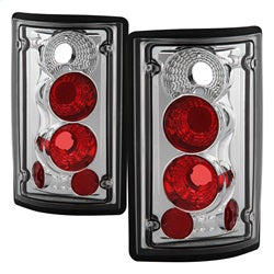 Spyder Ford Excursion 00-06 / Econoline Van 150/250/350/450/550 95-06 Euro Style Tail Lights - Chrome