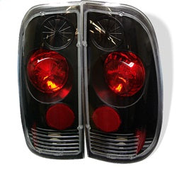 Spyder Ford F-150/F-250 Super Duty/F-350 Super Duty/F-450 Super Duty/F-550 Super Duty 97-03 Black Euro Style Tail Lights