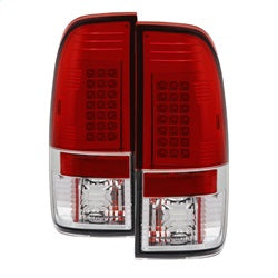 Spyder Ford F-150/F-250 Super Duty/F-350 Super Duty/F-450 Super Duty 97-03 Red/Clear LED Tail Lights
