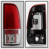 Spyder Ford F-150/F-250 Super Duty/F-350 Super Duty/F-450 Super Duty 97-03 Red/Clear LED Tail Lights