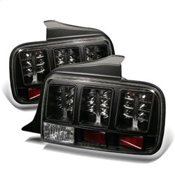 Spyder Ford Mustang 05-09 Black LED Tail Lights