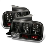 Spyder Ford Mustang 05-09 Black LED Tail Lights