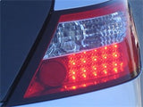 Spyder Honda Civic 06-08 Red/Clear LED Tail Lights