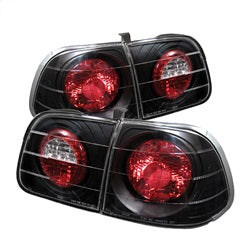 Spyder Honda Civic 99-00 Black Euro Style Tail Lights