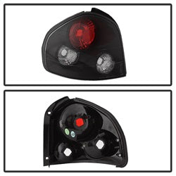Spyder Hyundai Santa Fe 01-06 Black Euro Style Tail Lights