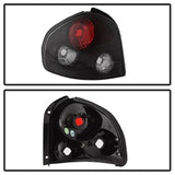 Spyder Hyundai Santa Fe 01-06 Black Euro Style Tail Lights