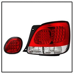 Spyder Lexus GS300/GS400 98-05 4 pc. w/Trunk Piece LED Tail Lights Red/Clear