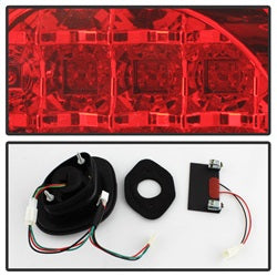 Spyder Lexus GS300/GS400 98-05 4 pc. w/Trunk Piece LED Tail Lights Red/Clear