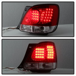 Spyder Lexus GS300/GS400 98-05 4 pc. w/Trunk Piece LED Tail Lights Red/Clear