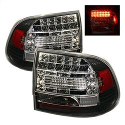 Spyder Porsche Cayenne 03-06 Black LED Tail Lights