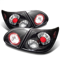 Spyder Toyota Corolla 03-08 Black LED Tail Lights