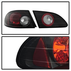 Spyder Toyota Corolla 98-02 Black Euro Style Tail Lights