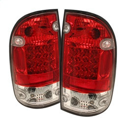 Spyder Toyota Tacoma 95-00 Red/Clear LED Tail Lights
