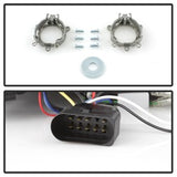 Spyder Signature Audi A4/A4 Quattro 06-08 Halogen Model Only DRL LED Projector Headlights Not Compatible With Xenon/HID Model Black