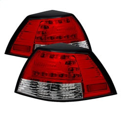 Spyder Pontiac G8 08-09 1157 And 3157 Plug Included Within The Housing LED Tail Lights Red/Clear