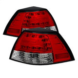 Spyder Pontiac G8 08-09 1157 And 3157 Plug Included Within The Housing LED Tail Lights Red/Clear