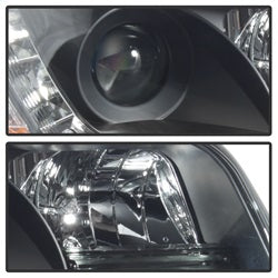 Spyder Signature Audi A6/A6 Quattro 02-04 Not For Use w/Xenon/HID Models DRL LED Projector Headlights Halogen Model Only Black