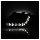 Spyder Signature Audi A6/A6 Quattro 02-04 Not For Use w/Xenon/HID Models DRL LED Projector Headlights Halogen Model Only Black
