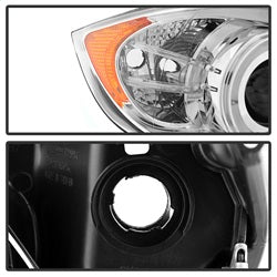 Spyder Signature BMW 323i/325i/325xi/328i/328xi/330i/330xi/335i/335xi 06-08 Chrome Halo Amber Projector Headlights