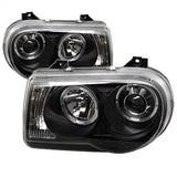 Spyder Signature Chrysler 300 05-10 Black Halo LED Projector Headlights
