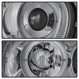 Spyder Signature Chrysler 300 05-10 Chrome Halo LED Projector Headlights
