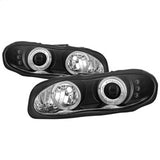Spyder Signature Chevrolet Camaro 98-02 Black Halo LED Projector Headlights