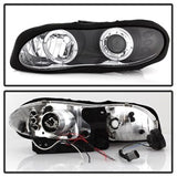 Spyder Signature Chevrolet Camaro 98-02 Black Halo LED Projector Headlights