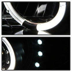Spyder Signature Chevrolet Camaro 98-02 Black Halo LED Projector Headlights