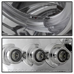 Spyder Signature GMC Sierra 1500/Sierra 1500 HD/Sierra 2500/Sierra 2500 HD/Sierra 3500/Yukon/Yukon XL 1500 99-07 Low Beam Bulb Included Projector Headlights High Beam Uses Stock Bulb Chrome