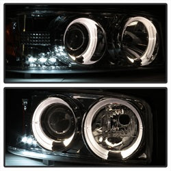 Spyder Signature GMC Sierra 1500/Sierra 1500 HD/Sierra 2500/Sierra 2500 HD/Sierra 3500/Yukon/Yukon XL 1500 99-07 Low Beam Bulb Included Projector Headlights High Beam Uses Stock Bulb Chrome