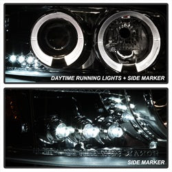 Spyder Signature GMC Sierra 1500/Sierra 1500 HD/Sierra 2500/Sierra 2500 HD/Sierra 3500/Yukon/Yukon XL 1500/Yukon XL 2500 99-07 Uses T10 LED Ultra White LED Bulb Projector Headlights Smoke