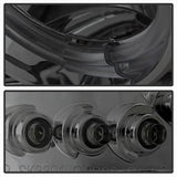 Spyder Signature GMC Sierra 1500/Sierra 1500 HD/Sierra 2500/Sierra 2500 HD/Sierra 3500/Yukon/Yukon XL 1500/Yukon XL 2500 99-07 Uses T10 LED Ultra White LED Bulb Projector Headlights Smoke